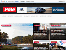 Tablet Screenshot of poleposition.ca